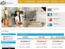 Tablet Screenshot of fptinternet-hcm.com